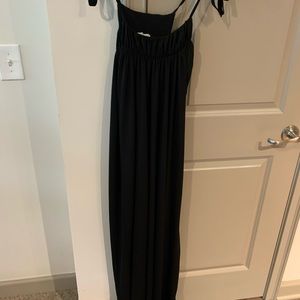 Simple Black Maxi